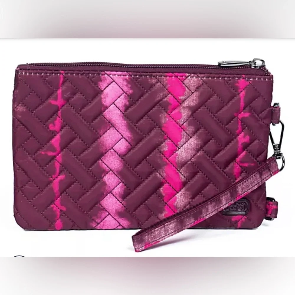 Lug brand phone pouch “Peekaboo” Shibouri Wine color NWT